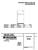 COVER Diagram and Parts List for MRT18DNEY4  Frigidaire Refrigerator