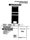 COVER Diagram and Parts List for FEF357BGWA  Frigidaire Range