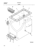 CABINET Diagram and Parts List for CFC09M4AW1  Uni Freezer