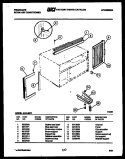 WINDOW MOUNTING PARTS Diagram and Parts List for A04LE2F1  Frigidaire Air Conditioner