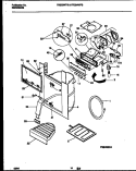 ICE DOOR, DISPENSER AND WATER TANKS Diagram and Parts List for FRS24WPBD0  Frigidaire Refrigerator