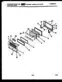 Part Location Diagram of 08067571 Frigidaire UPPER GLASS RETN PNL GAZELLE