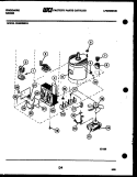 POWER CONTROL Diagram and Parts List for REM638BDW4  Frigidaire Range
