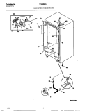 CABINET / CONTROL / SHELVES Diagram and Parts List for TFU09M4AW4  Tappan Freezer