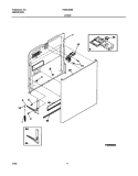 DOOR Diagram and Parts List for FDBL955BS1  Frigidaire Dishwasher