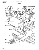 BURNER Diagram and Parts List for 30-4982-00-05  Tappan Range