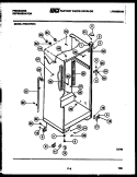 CABINET PARTS Diagram and Parts List for FPE19TFA0  Frigidaire Refrigerator