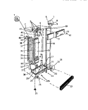 EVAPORATOR, SHELVES, CRISPER PANS Diagram and Parts List for RS192GCH3  Frigidaire Refrigerator