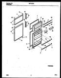 DOOR PARTS Diagram and Parts List for WRT13CGAZ0  Frigidaire Refrigerator