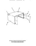 CABINET SHELL Diagram and Parts List for MC1050C0  Frigidaire Microwave
