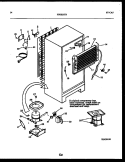 SYSTEM AND AUTOMATIC DEFROST PARTS Diagram and Parts List for FPES21TRW1  Frigidaire Refrigerator