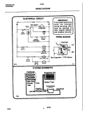 WIRING DIAGRAM Diagram and Parts List for VV203  Frigidaire Freezer