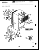 SYSTEM AND AUTOMATIC DEFROST PARTS Diagram and Parts List for GTL175CH0  Uni Refrigerator