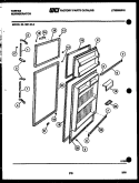 DOOR PARTS Diagram and Parts List for 95-1987-23-03  Tappan Refrigerator