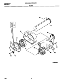 MOTOR Diagram and Parts List for GDE336RES1  Gibson Dryer
