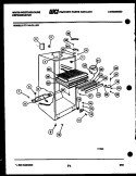 CABINET PARTS Diagram and Parts List for RT114LCD1  Frigidaire Refrigerator
