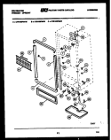 CABINET PARTS Diagram and Parts List for UFS160FM2W  Kelvinator Freezer