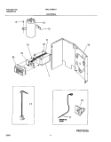 CONTROLS Diagram and Parts List for WAL124M2C1  Westinghouse Air Conditioner