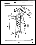 CABINET PARTS Diagram and Parts List for TPK160PN2W  Kelvinator Refrigerator