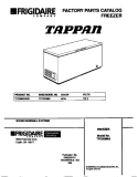 COVER Diagram and Parts List for TFC20M6AW3  Tappan Freezer