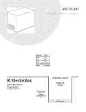 COVER Diagram and Parts List for CF206  Frigidaire Freezer