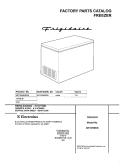 COVER Diagram and Parts List for MFC05M0BW6  Frigidaire Freezer