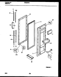 Part Location Diagram of 215003410 Frigidaire Refrigerator Door Shelf Bin