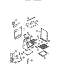 BODY Diagram and Parts List for CGC4M6DXF  Gibson Range