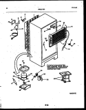 SYSTEM AND AUTOMATIC DEFROST PARTS Diagram and Parts List for ATG130NCD1  Frigidaire Refrigerator