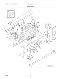 BACKGUARD Diagram and Parts List for CSK389003  Crosley Range