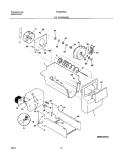 ICE CONTAINER Diagram and Parts List for FRS23W3AW6  Frigidaire Refrigerator