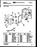 ELECTRICAL PARTS Diagram and Parts List for AR27NS5L7  Frigidaire Air Conditioner