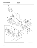 CONTROLS Diagram and Parts List for WRS23W0AWB  Westinghouse Refrigerator