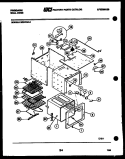BODY PARTS Diagram and Parts List for REG78WLB0  Frigidaire Wall Oven
