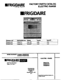 COVER Diagram and Parts List for FES387CCSF  Frigidaire Wall Oven