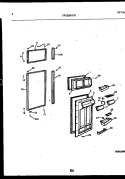 Part Location Diagram of 5303276804 Frigidaire HANDLE-DOOR, BLACK, Freezer