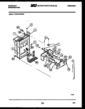 ICE DOOR, DISPENSER AND WATER TANKS Diagram and Parts List for FPCE22VWPL0  Frigidaire Refrigerator