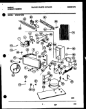 SYSTEM AND AUTOMATIC DEFROST PARTS Diagram and Parts List for GFU16F7AW3  Gibson Freezer