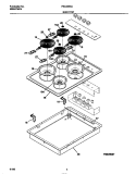 Part Location Diagram of 5303311269 Frigidaire HINGE-MAIN TOP