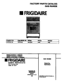 COVER Diagram and Parts List for FGF374CCSF  Frigidaire Range