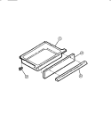 DRAWER Diagram and Parts List for KS860GDD5  Frigidaire Range