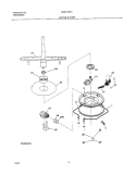 MOTOR & PUMP Diagram and Parts List for MDB125RHD2  Uni Dishwasher