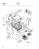 BODY Diagram and Parts List for GLEB30S8ASB  Frigidaire Wall Oven