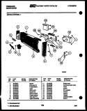 CONSOLE AND CONTROL PARTS Diagram and Parts List for DW1800LL-1  Frigidaire Dishwasher