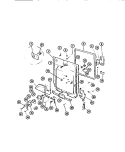 INNER DOOR PARTS Diagram and Parts List for SU24P3WTLA  Gibson Dishwasher
