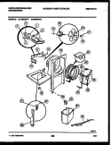 AIR, WATER AND CONDENSING PARTS Diagram and Parts List for MED40P2  Frigidaire Dehumidifier