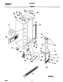 CABINET Diagram and Parts List for MRS20HRADC  Frigidaire Refrigerator