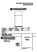COVER Diagram and Parts List for FRT16NRGD5  Frigidaire Refrigerator