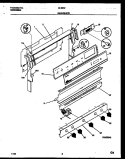 BACKGUARD Diagram and Parts List for 30-2242-00-02  Tappan Range