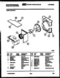 AIR HANDLING PARTS Diagram and Parts List for AS147N1A1  Frigidaire Air Conditioner